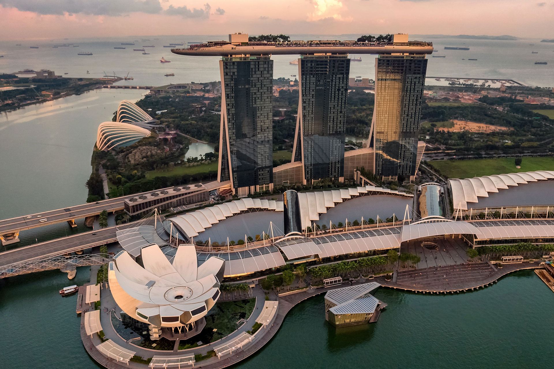 A sample of business process outsourcing project Marina Bay Sands in Singapore